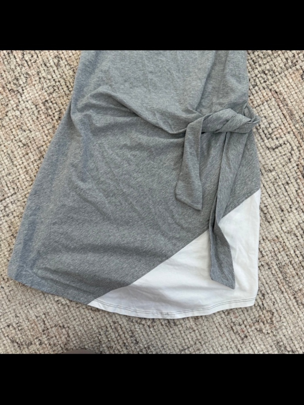 Anthropologie Daily practice overload tie waist mini dress Small new with tags - Picture 5 of 6